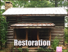 Historic Log Cabin Restoration  Waynesville, Ohio